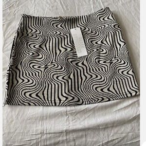 urban outfitters womens peachy mini skirt black retro size